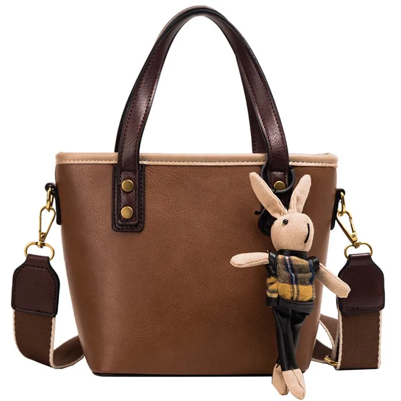 

Retro Women Handbags PU Leather Shoulder Bag Mulit Style Ladies Messenger Bags For Women 2019 Autumn New Fashion wallet