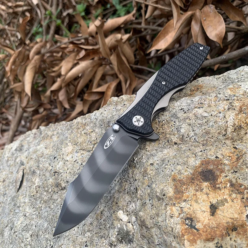 

ZT 0393 Folding Knife G10 Handle EDC Outdoor Self-Defense Quick-Release Bearing Tool