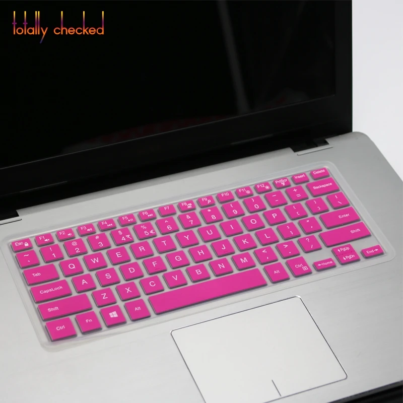 Для Dell Inspiron 14 дюймов 5000 серии 5482/5481(2 в 1) i5379 i5482 i5481 i5485 силиконовая клавиатура для ноутбука - Цвет: rose