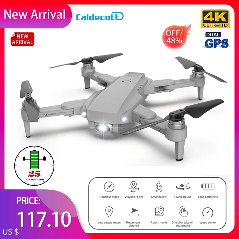 LU1 PRO Gps Drone with 4K HD Camera 3000m Image Transmission Professional Brushless Foldable Quadcopter RC Toys Gift For Kids