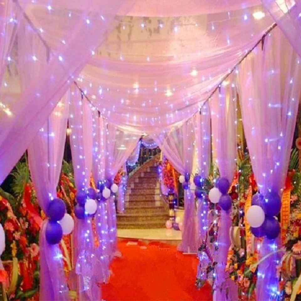 Рождественская гирлянда светодиодная с батарейным питанием сказочные огни для