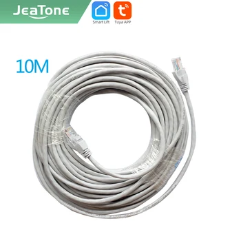 

JeaTone Tuya Smart CAT5 Cable 10 meters IP Video Intercom Wire Free shipping