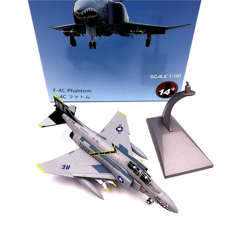 New 1:100 Scale China PLA Air Force J-7/F-7 Fishbed Fighter Aircraft Metal Model 
