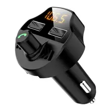 Автомобильный MP3 прикуриватель u-диск музыкальный плеер смонтированный приемник передатчик Быстрая зарядка автомобильное зарядное устройство