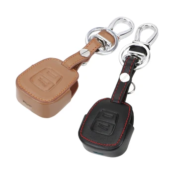 

LEEPEE 2 Button Car-styling for Opel CORSA ASTRA TIGRA VECTRA ZAFIRA Car Key Protect Bag Auto Accessories Leather Car Key Case