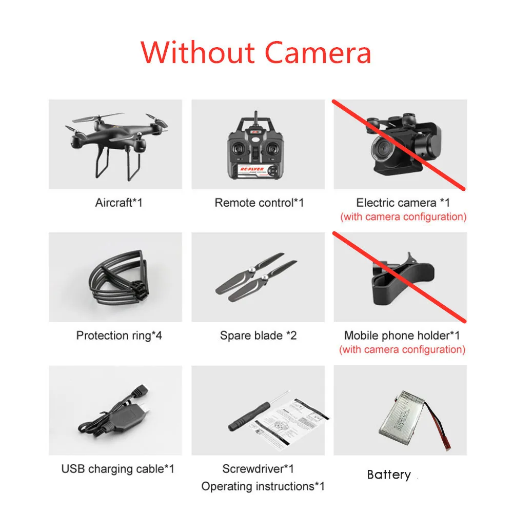 no camera 1B black Дрон 4K S32T вращающаяся камера Квадрокоптер HD аэрофотосъемка давление воздуха парение ключ посадка полета 20 минут RC вертолет - Цвет: no camera 1B black
