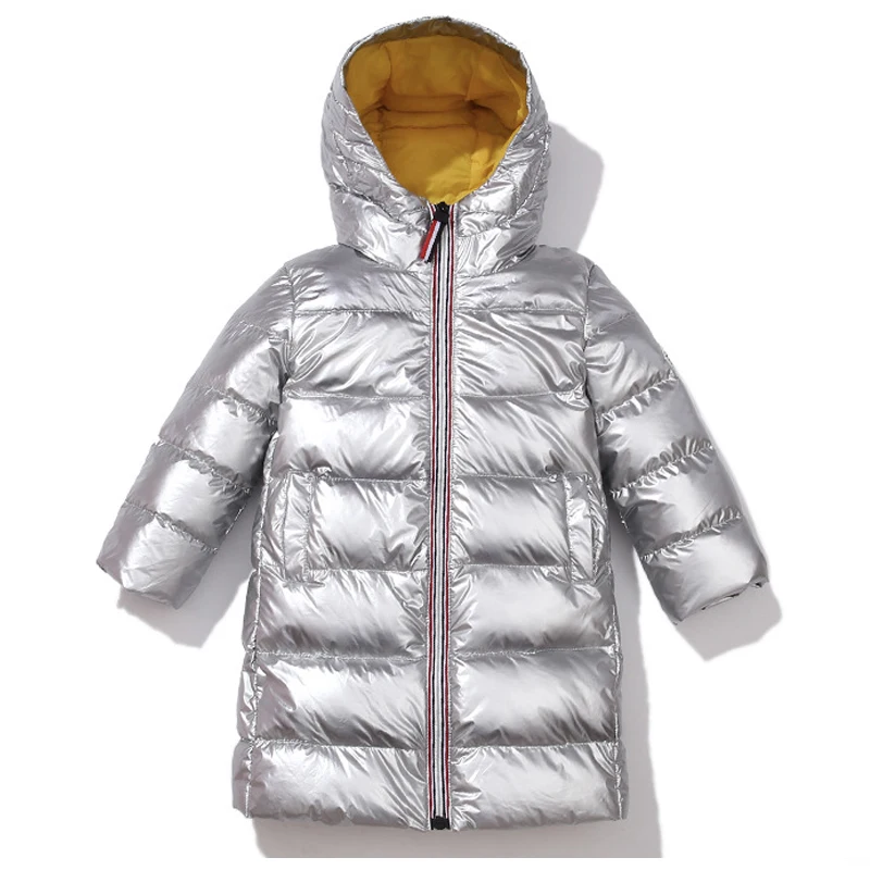 Пальто для девочек и мальчиков зимняя куртка детское пуховое хлопковое пальто водонепроницаемый Зимний комбинезон Модная Куртка парка с капюшоном пуховые пальто для девочек