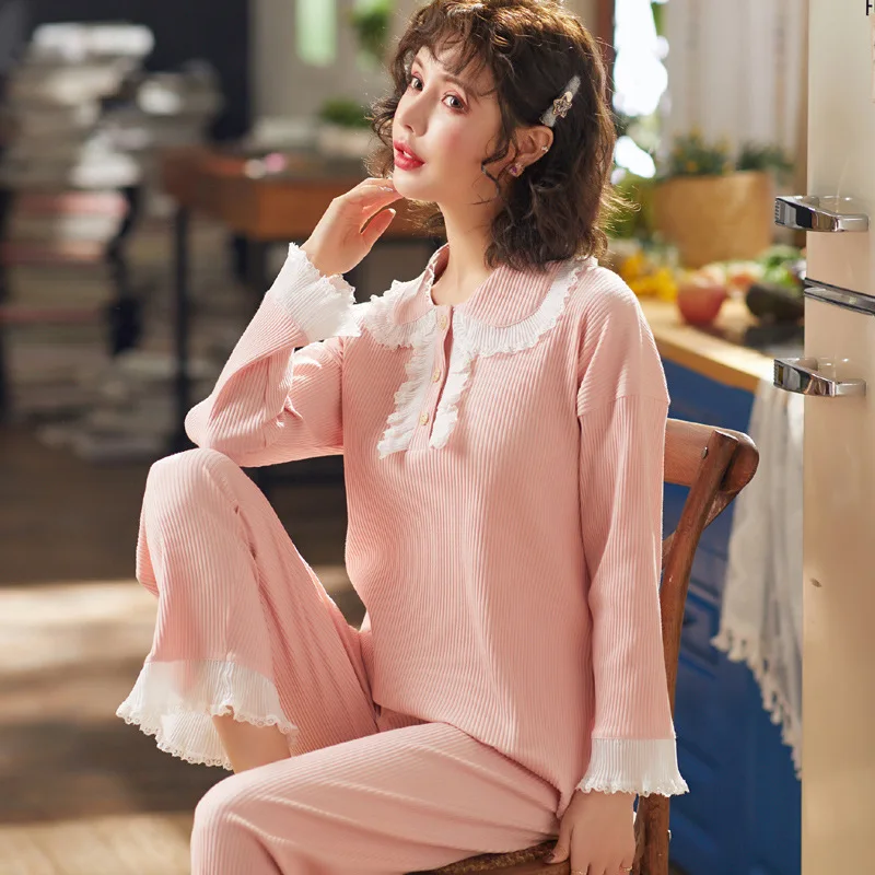 19 夏のガーゼ薄型綿産後女性のファッション授乳服セット素敵な看護パジャマスーツ授乳セット 睡眠 ラウンジウェア Aliexpress
