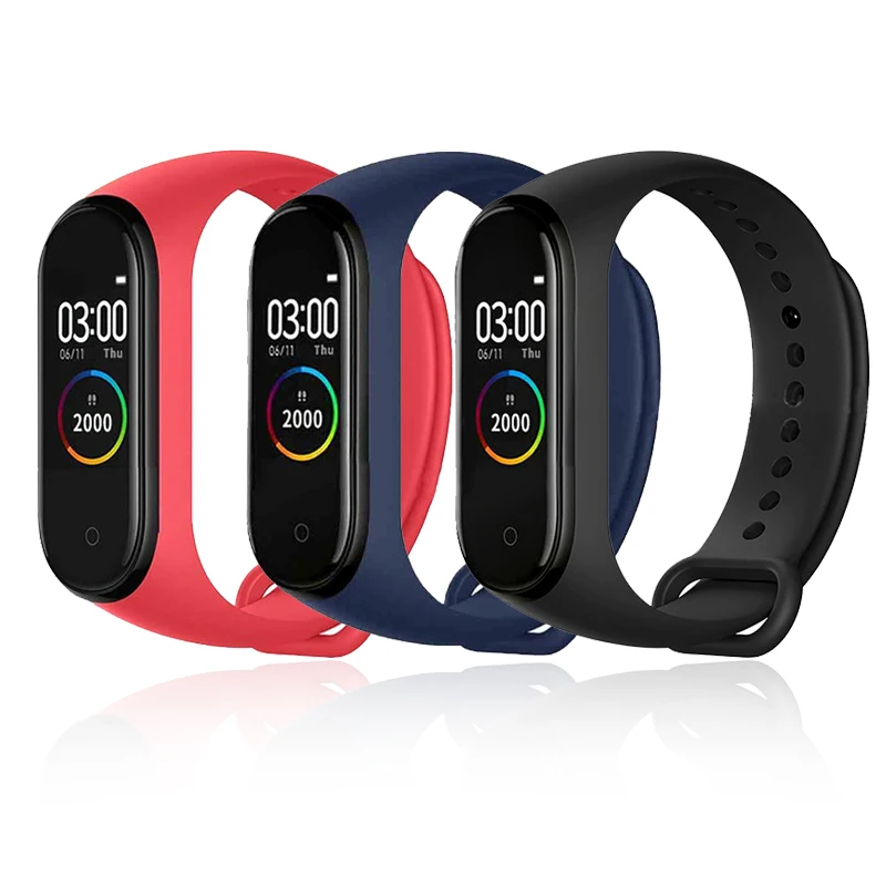  m4 band fitness tracker sport smart band heart rate blood pressure pulseira m4 smartband pedometer  - 4000340389650