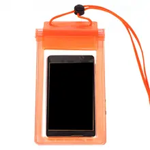 5,5 дюймов мобильный телефон водонепроницаемый мешок водонепроницаемый ПВХ прозрачный водонепроницаемый пылезащитный телефонный чехол поддержка чувствительный сенсорный