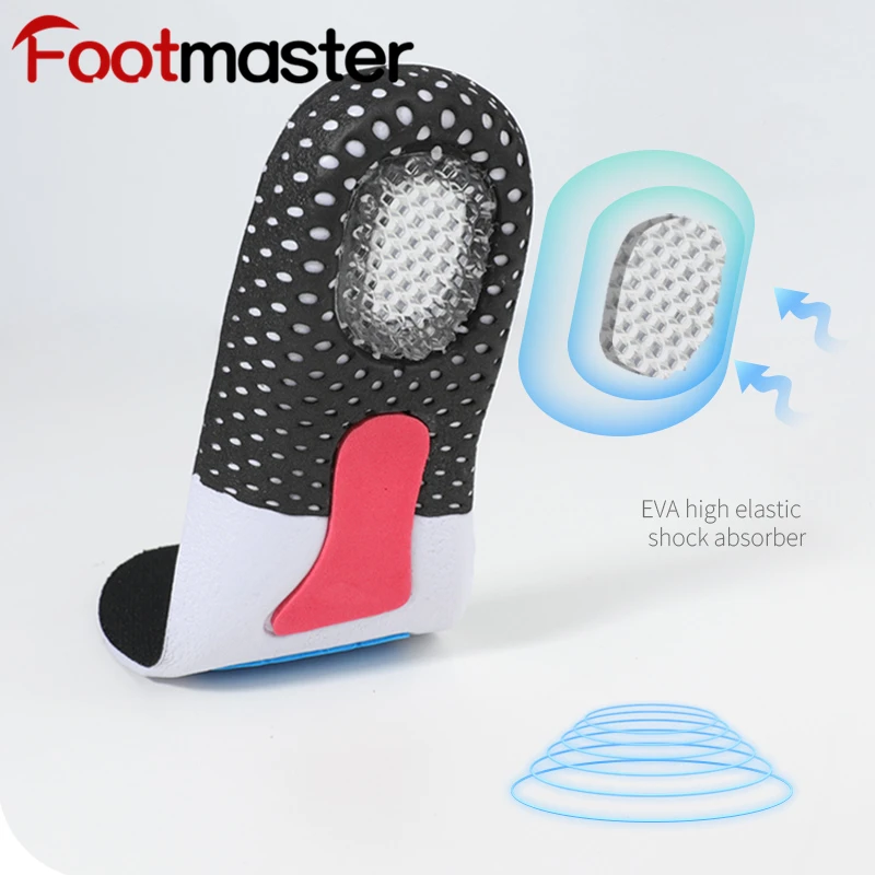 

FootMaster Breathable Sports insoles EVA Insole To Relieve Flat Feet Insoles Feather running insole Unisex Insole