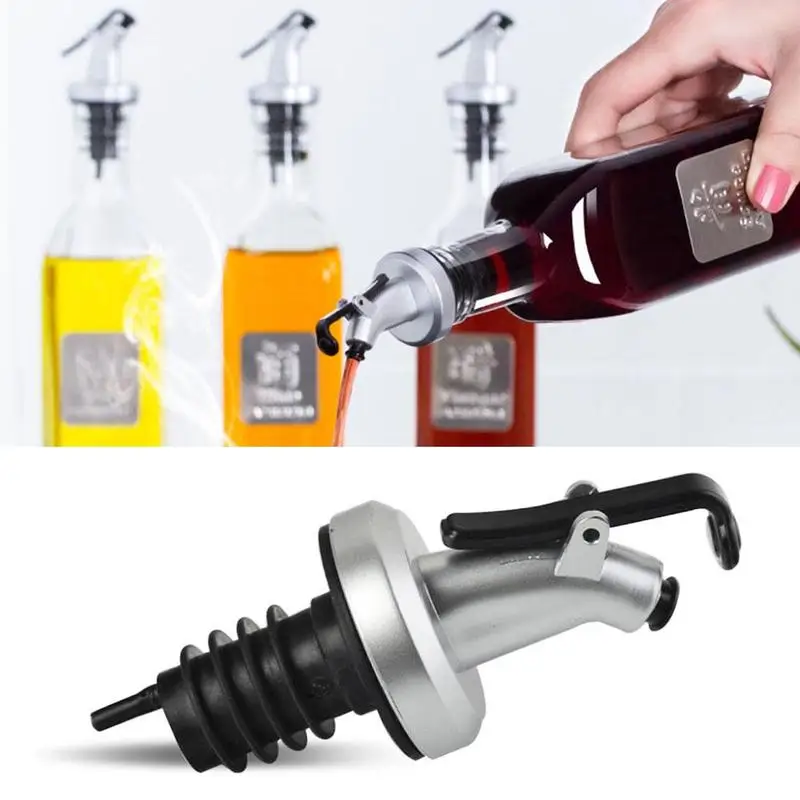 Oil Spout Bottle Stopper Wine Stopper Soy Sauce Vinegar Cork Kitchen Tool NEW
