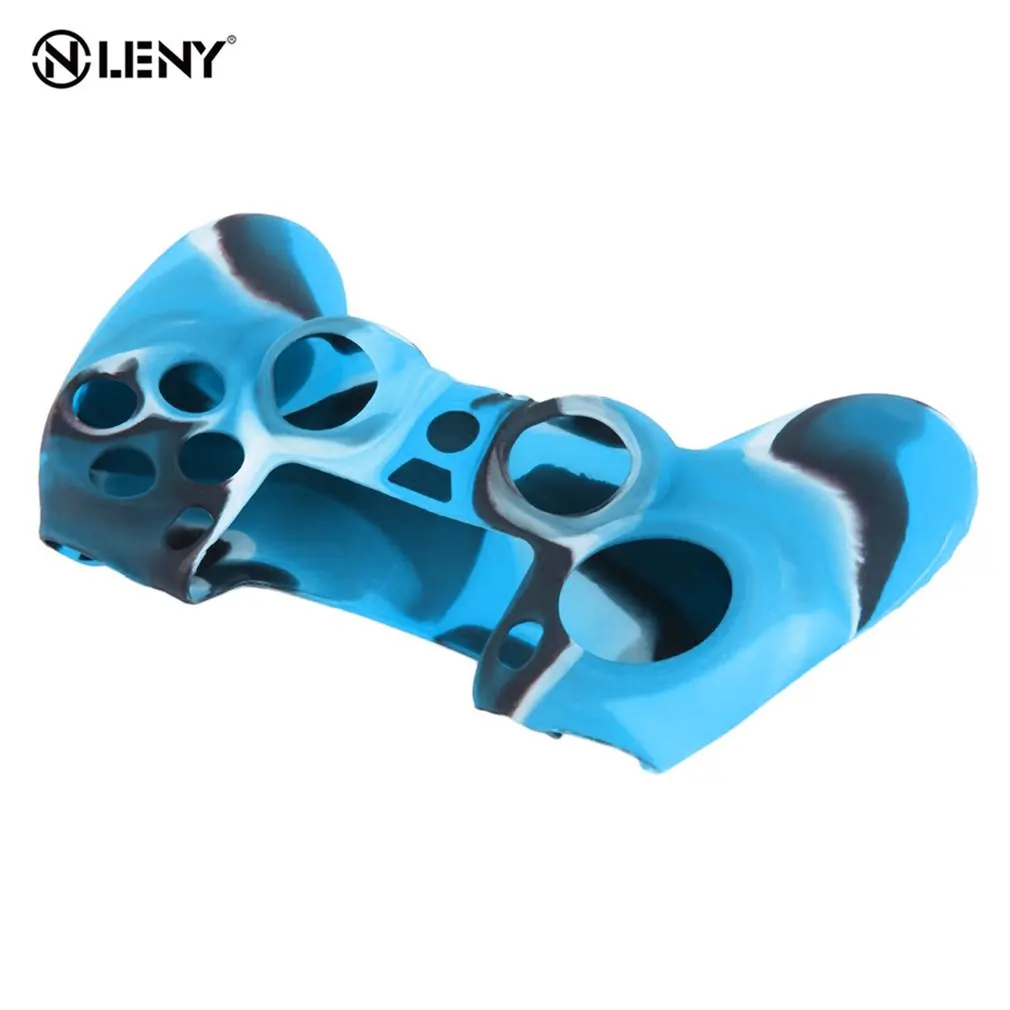 Камуфляжный Мягкий силиконовый чехол защитный для контроллера SONY playstation 4 PS4 Dualshock