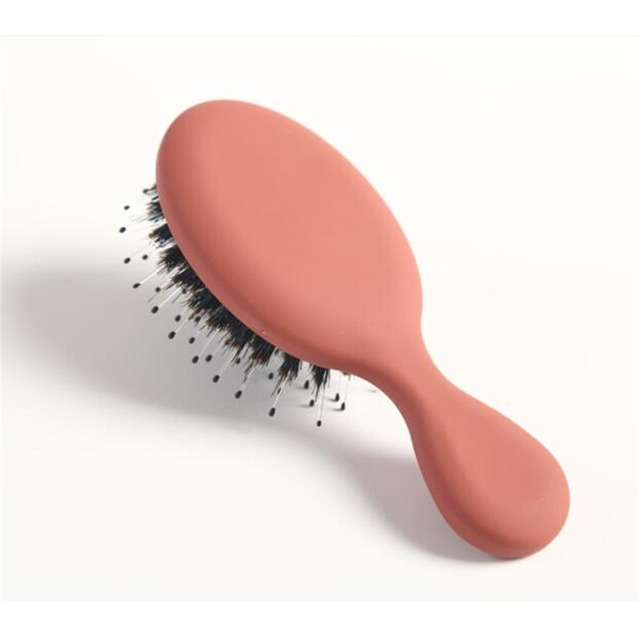 Horsehair Comb Salon Styling Hairbrush Portable Massager Hair Comb Fashion Styling Shampoo Hair Comb Brush Health Tools