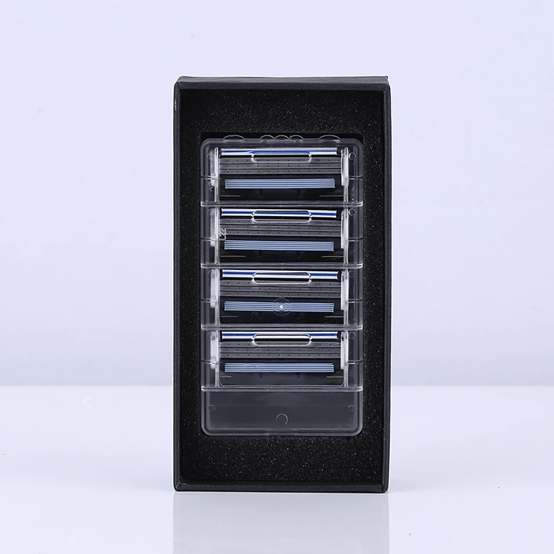 

4pcs/lot Men's shaving razor blades for men shaving 3 layers shaving blade Cassette for mache 3