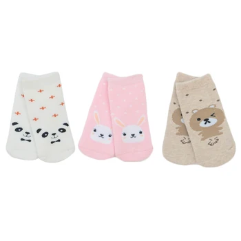 

High Quality 3Pairs/Set Kids Cotton Winter Autumn Thicken Warm Infant Cartoon Animals Socks Baby Toddlers High Socks for 0-3Y