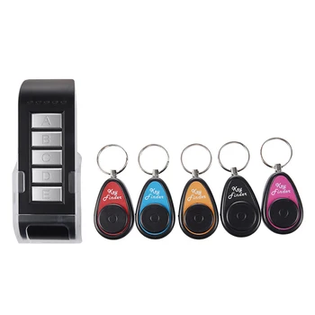 

5 in 1 Wireless Lost Key Finder Locator Find Locater Alarm Keychain 40m