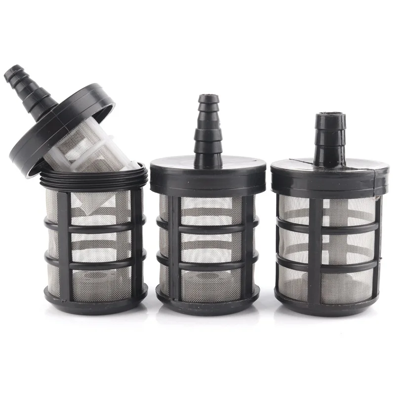 2pcs 8~14mm Hose Pipe Filter Irrigation Pump Filters Sprayer Diaphragm Pump Absorbent Filtering Net Gaden Watering Strainer Mesh