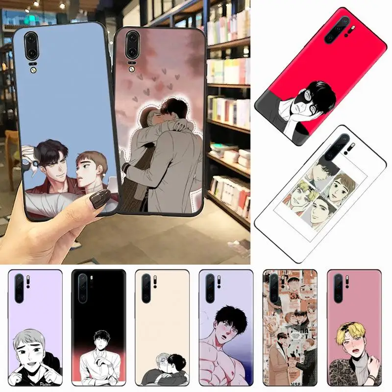 Чехол для телефона bj alex Comics gay anime rainbow Huawei P9 P10 P20 P30 Pro Lite smart Mate 10 20 Y5 Y6 Y7 2018