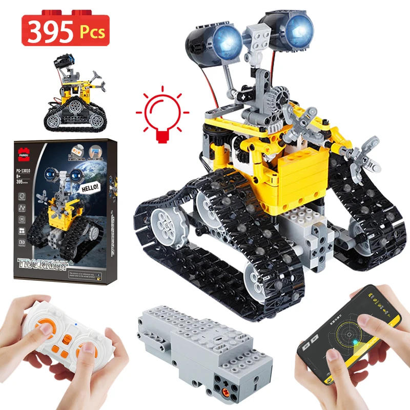 395 шт. Детский конструктор-робот с дистанционным управлением | Игрушки и хобби