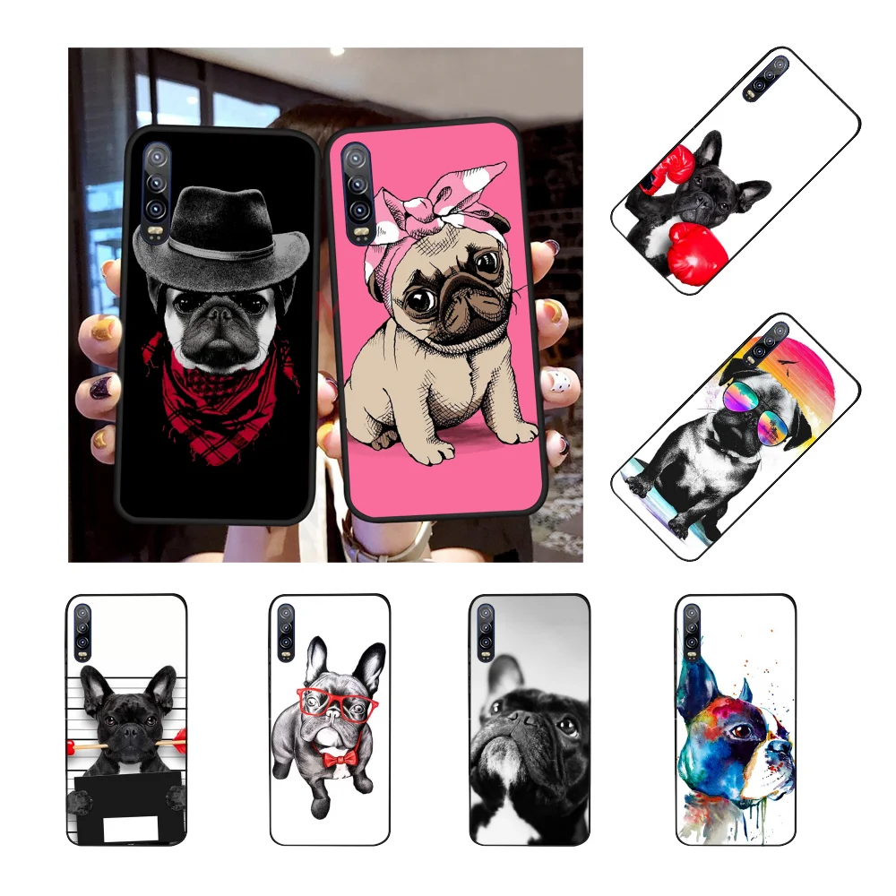 NBDRUICAI чехол для телефона с французским бульдогом Мопсом Huawei 10 lite P20 pro P30 mate 20 honor 9x |