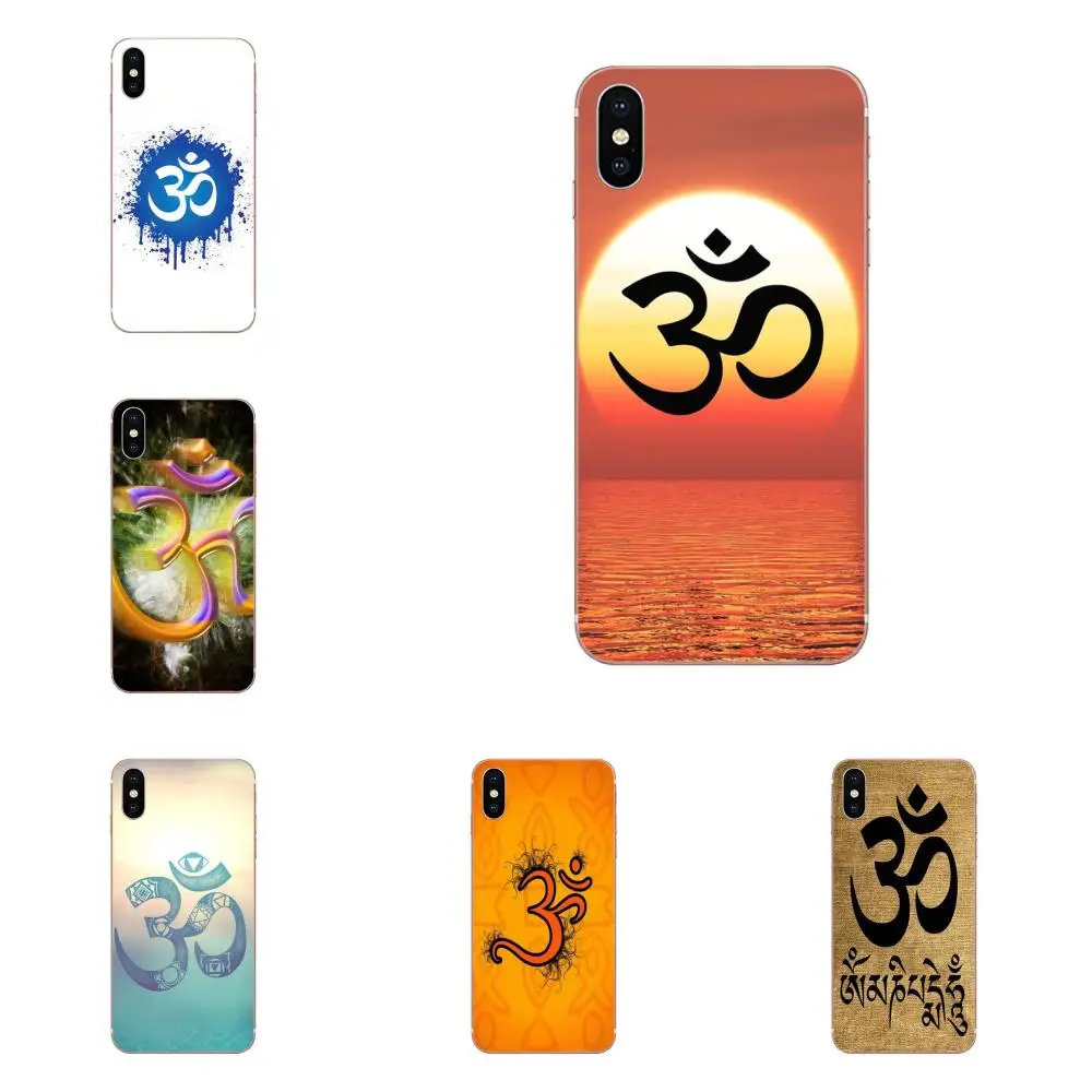 

Soft Protector Phone Cases For Apple iPhone 4 4S 5 5C 5S SE 6 6S 7 8 Plus X XS Max XR Hot Hinduism Aum Om Religious