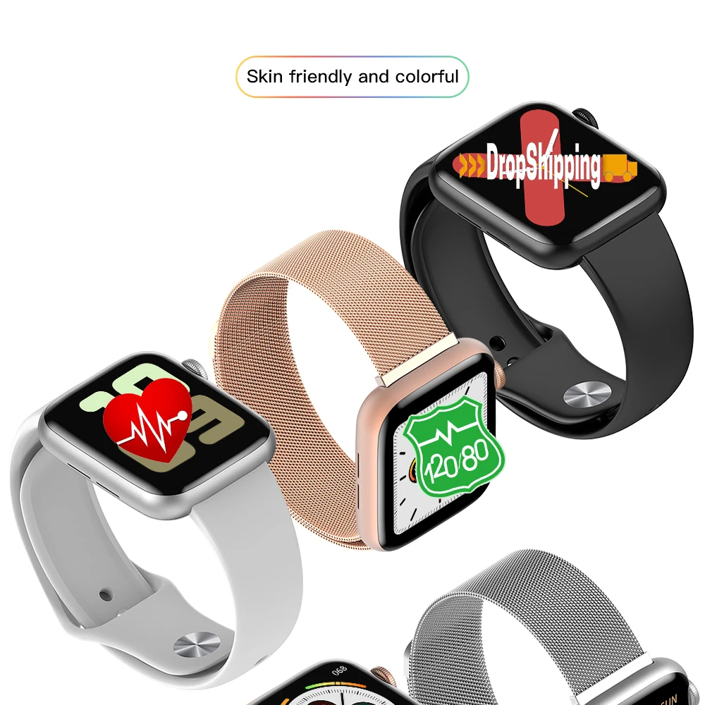 2020 neue iwo 16 smart watch 1:1 44MM Uhr 5 W75M W75 unterstützung Blut Sauerstoff EKG Blutdruck Heart Rate Monitor smartwatch