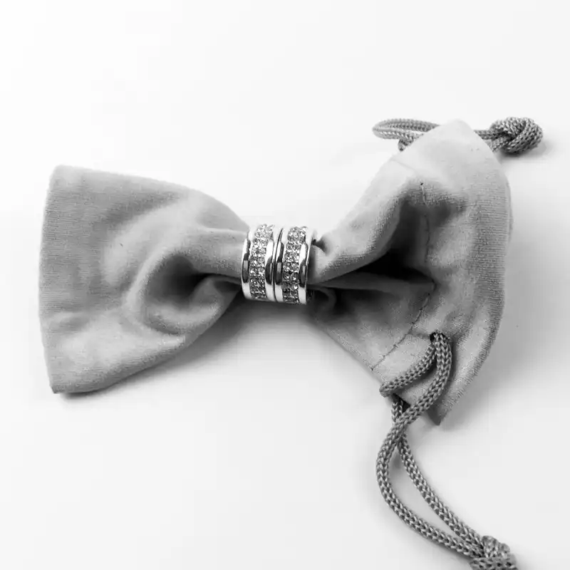 Серьги-кольца для женщин Pave White Cubic Zirconia 925 пробы модные круглые ушные ювелирные украшения подарки оптом