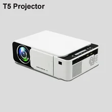 T5 Portable LED Projector 4K 2600 Lumens 1080P HD Video Projector USB HDMI Beamer For Home Cinema Optional Wifi Projector T6