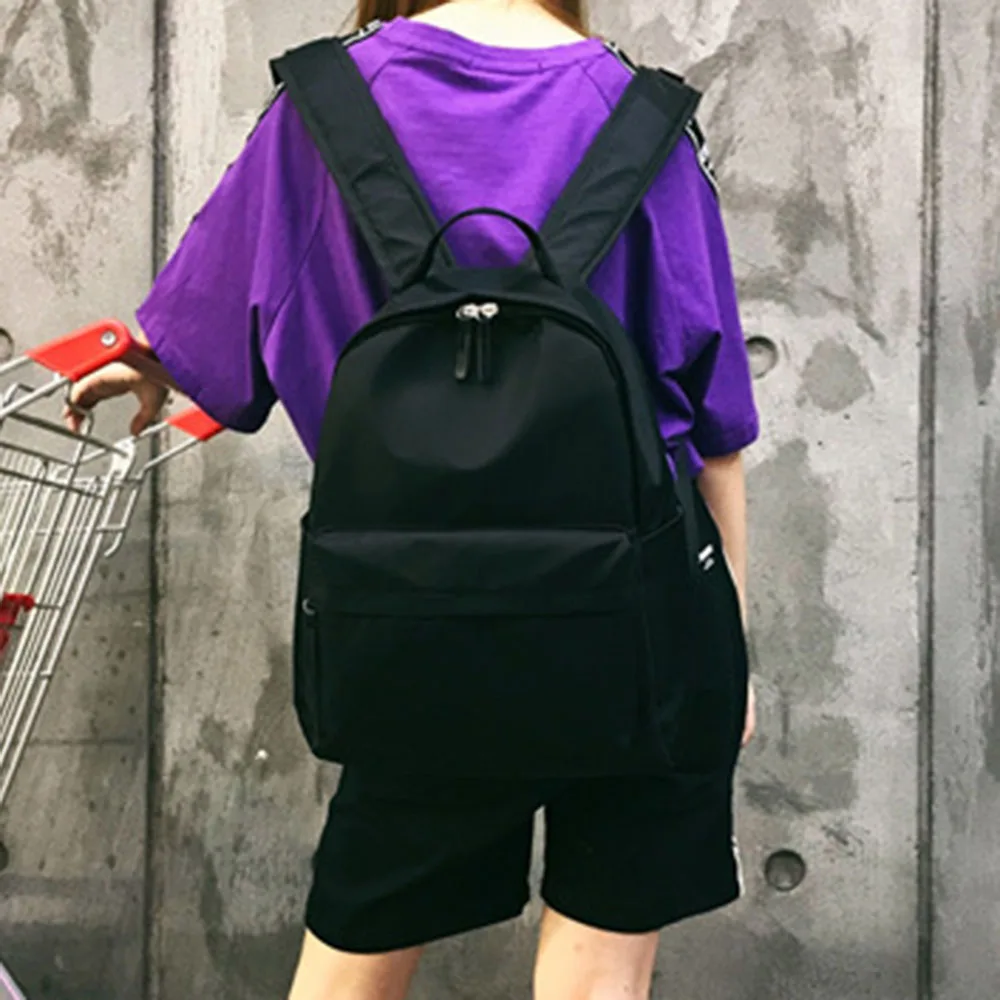 black canvas backpack women's