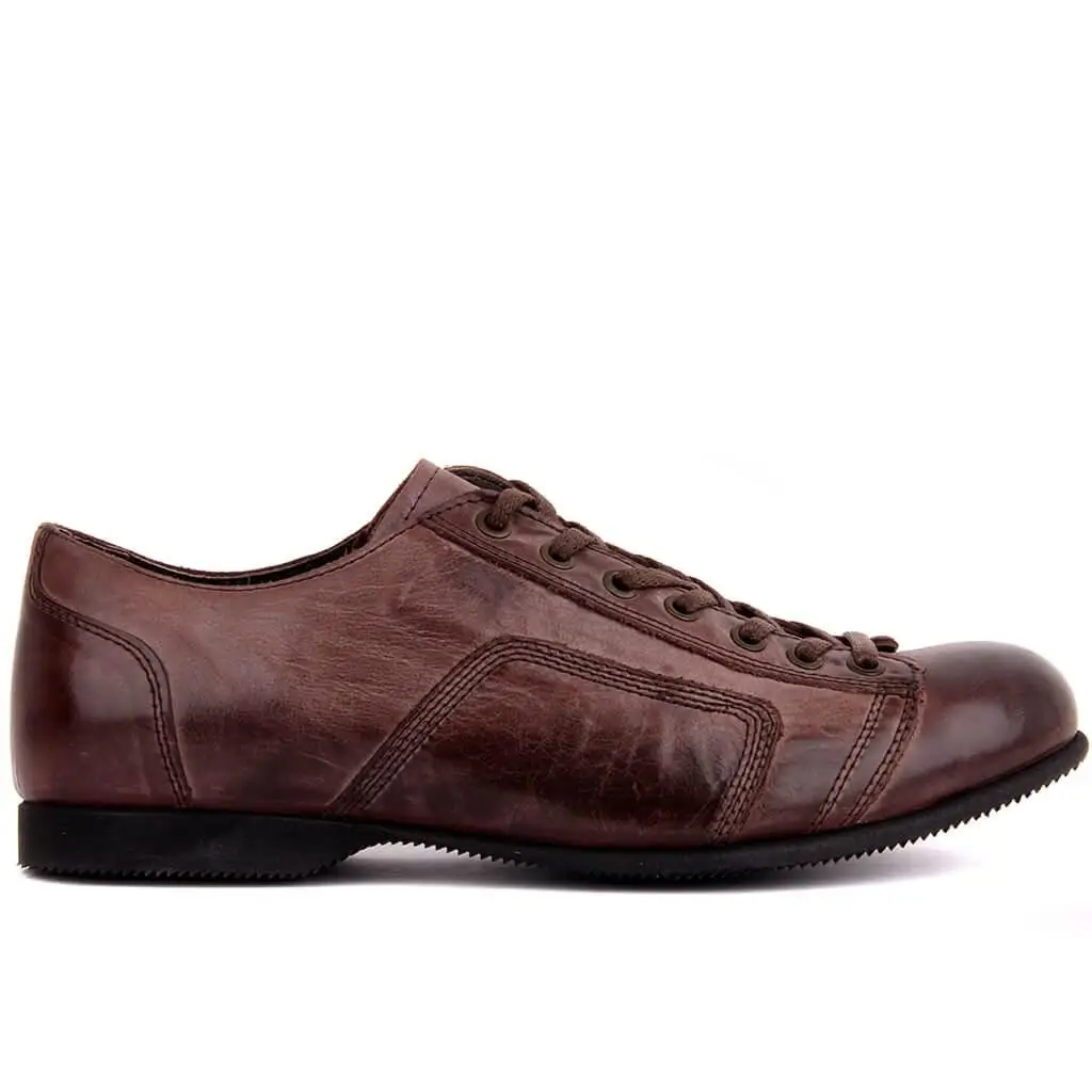 

Sail Lakers-Brown Leather Men 'S Shoes