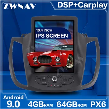 

PX6 Tesla Style Screen Android 9.0 Car Multimedia Player For Ford KUGA 2013-2019 car GPS Navigation Audio Radio stereo head unit