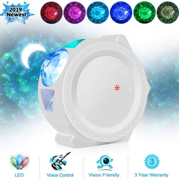 

Bedroom Dec Christmas Gift Creative Starry Sky LED Projector Light Rechargeable Kids Moon Star Night Lamp for Kids Adults