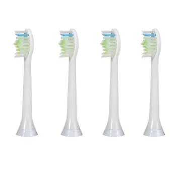 

4pcs/pack Toothbrush Replacement Brush Heads Fits For Philips Sonicare DiamondClean HX6064 HealthyWhite HydroClean EasyClean