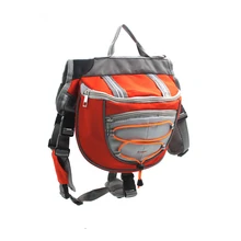 Седельная сумка из ткани Оксфорд для домашних животных, стильный школьный рюкзак с модным, переноска для собак, аксессуары для путешествий на открытом воздухе на молнии щенок Пеший Туризм Портативный включая сумочку с кошечкой, регулируемый