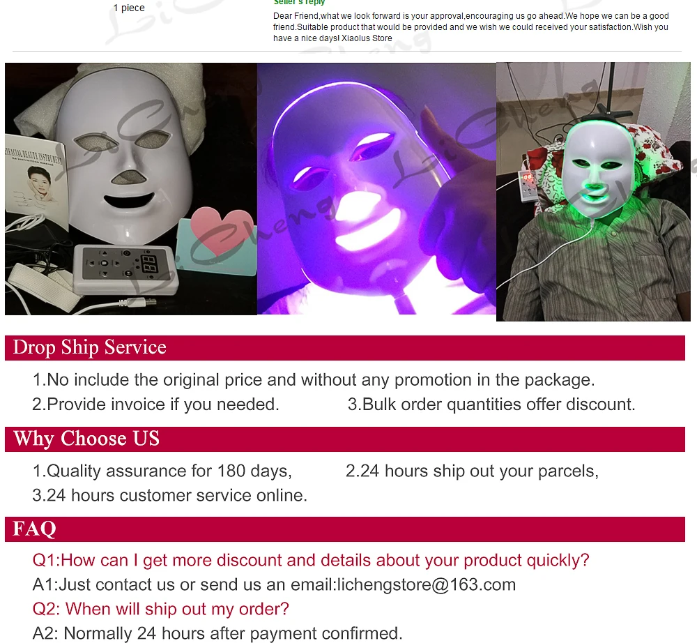 7 colors LED Facial Mask face mask Skin Care beauty Mask Photon Therapy Light Skin Rejuvenation Facial PDT Korean