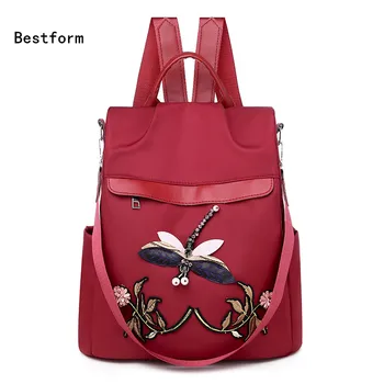 

2019 new women backpack for girls bookbags fashion backpack multi-function female bag PU material Mochila femenina