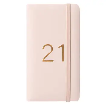 

1Pc Mini Calendar Notebook Practical Portable Creative Planner Notebook Annual Note Book Schedule Note Book for Adults
