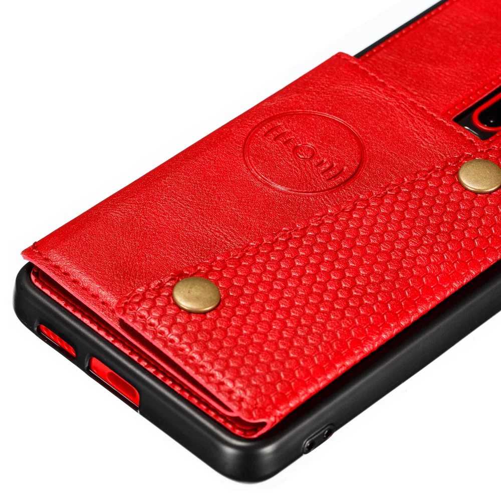 Red mi Note 8T из искусственной кожи защитный чехол для телефона для Xiao mi Red mi K20 Pro Чехол mi 9T Pro Note 8 Pro 8 A бизнес кредитный держатель для карт