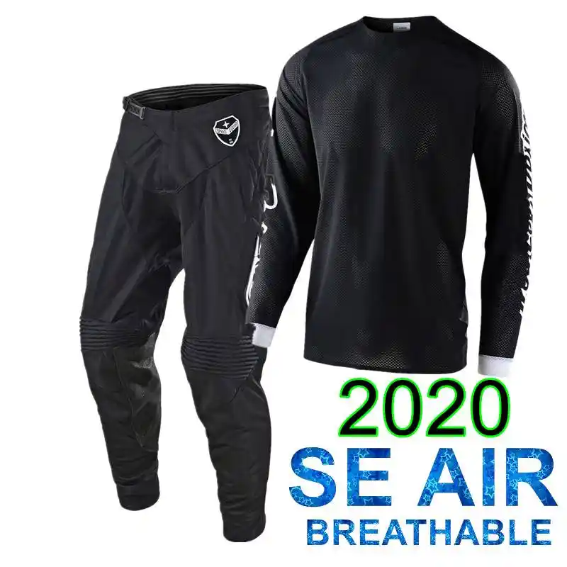 black dirt bike pants