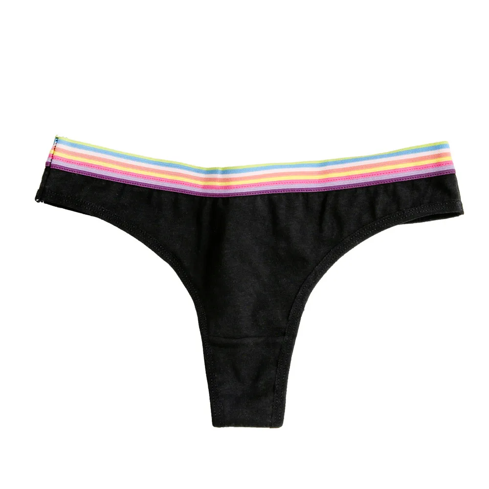 rainbow thongs