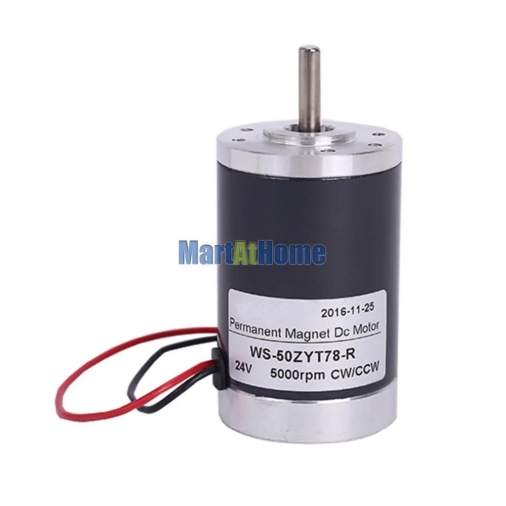12V 24V Мини постоянный магнит DC мотор PMDC Поддержка положительный и отрицательный, Скорость регулирования 2000~ 6000 об/мин с кронштейном
