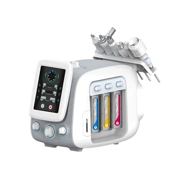 

6 in 1 h2 o2 hydrafacial dermabraison machine hydro oxygen machine facial clean skin rejuvenation spa beauty equipment