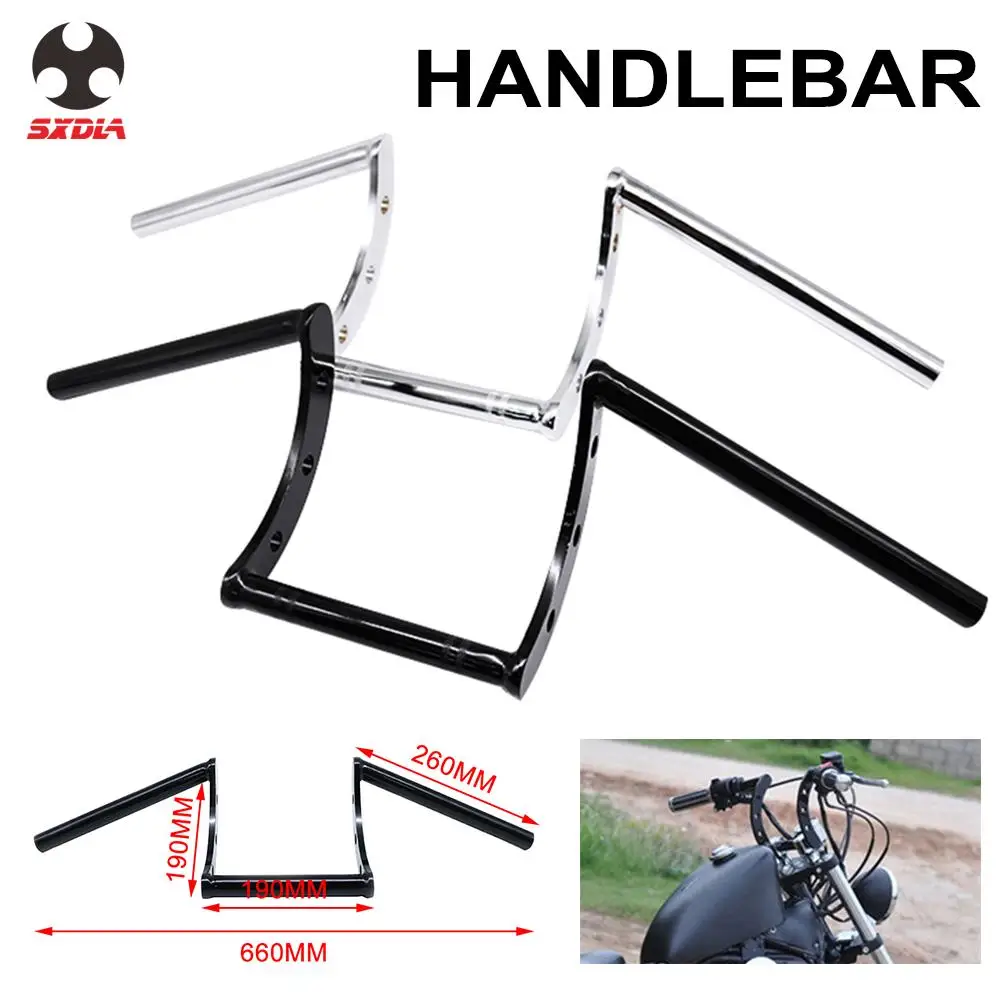 Универсальный мотоцикл Драг руль " Z баров для уличного велосипеда спортивный велосипед чоппер индивидуальные круизеры VTX Shadow