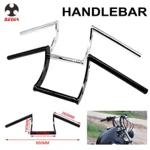 Универсальный мотоцикл Драг руль " Z баров для уличного велосипеда спортивный велосипед чоппер индивидуальные круизеры VTX Shadow