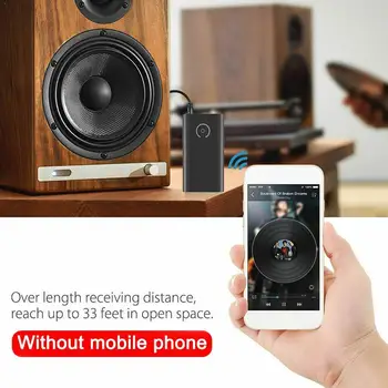 

Hot Bluetooth 5.0 Adapter Wireless Audio Bluetooth 3.5mm For PC Transmitter Music Receiver Car Receiver Sender TV AUX Adapt E4L3