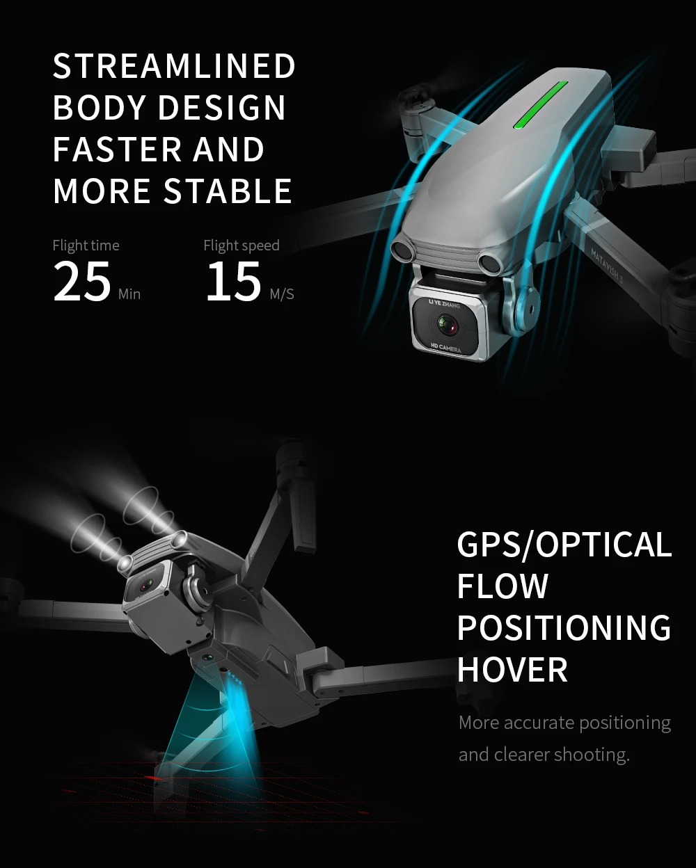 L109 GPS Drone 4K x50 ZOOM HD Camera 5G WIFI Gesture photo Low power return Professional Quadcopter RC Helicopter VS SG907 E58