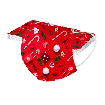 

Fashion Disposable Masks Unisex Candy Printed Masks Face Cover Adults 3-layer Non-woven Protective Facemask Mascarillas マスク