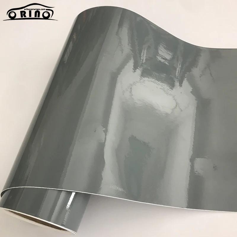 Cement Gray Gloss Vinyl Wrap Sticker-2