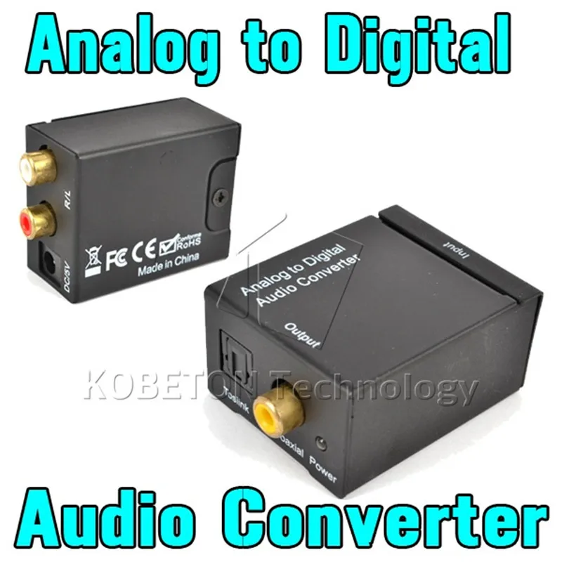 Металлический коаксиальный аудио адаптер для ТВ|Цифро-аналоговые